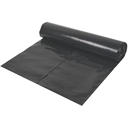 Screeds Direct Building Materials 4m x 50m x 500g (200sqm) Black Polythene Vapour Control layer
