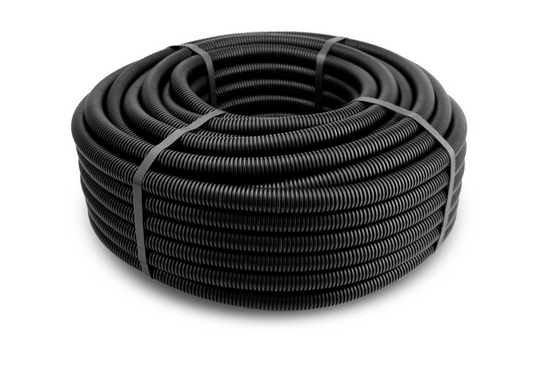 Tekwarm Tekwarm UFH Black Slitted Conduit Roll 50m coil