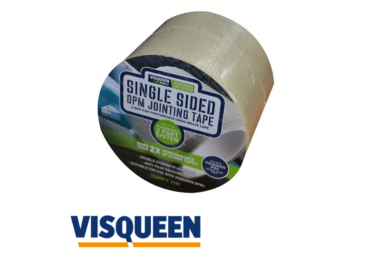 Visqueen visqueen Visqueen Single Sided Jointing Tape 75mm x 25m