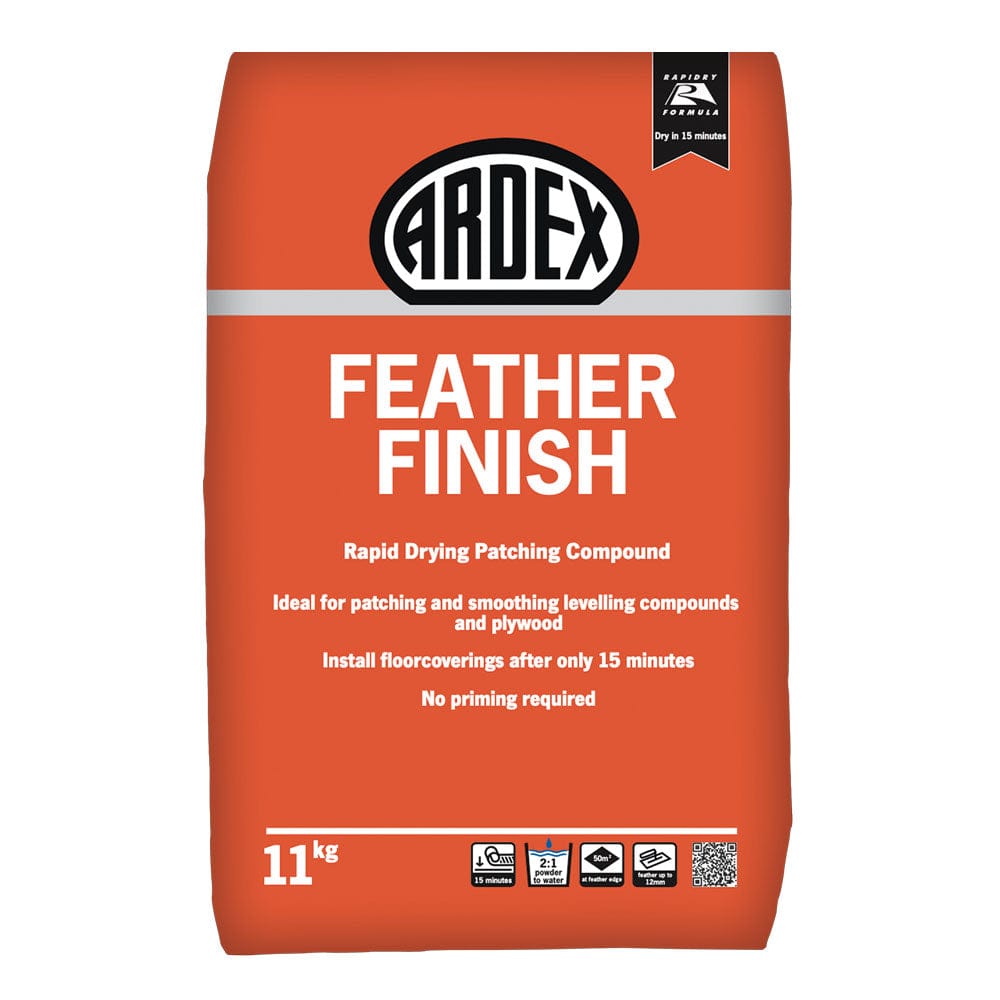Ardex Building Materials Single Bag Ardex Feather Finish Rapid Drying Patching & Smoothing Compound 11kg