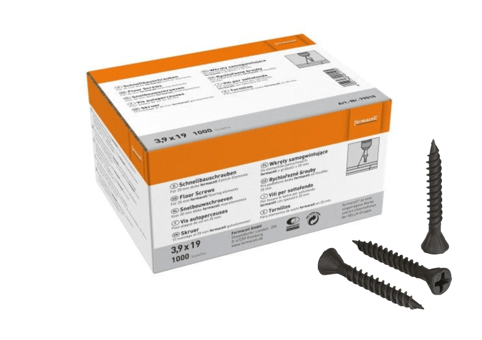 Fermacell 250pcs Fermacell® Floor Screws 3.9 x 19mm