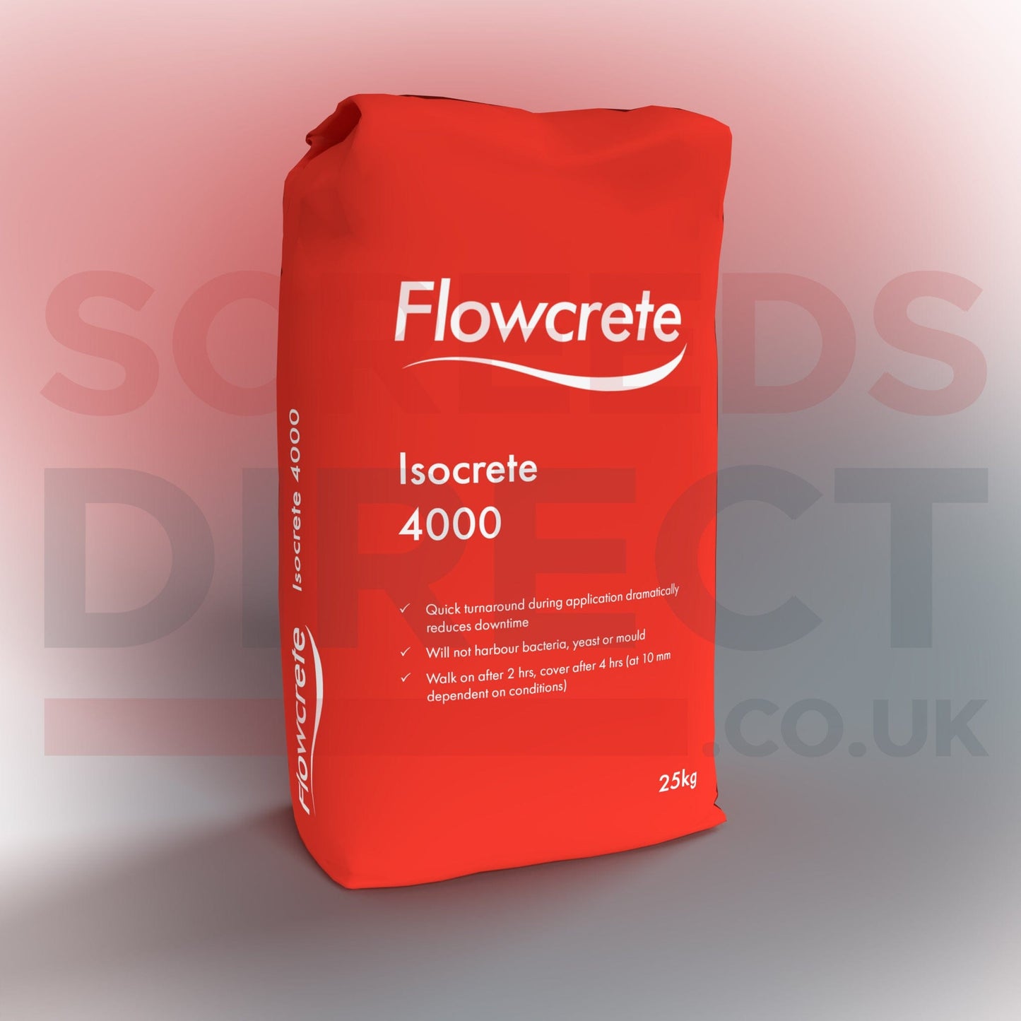 Flowcrete Isocrete 4000 25kg | screedsdirect.co.uk – Screeds Direct