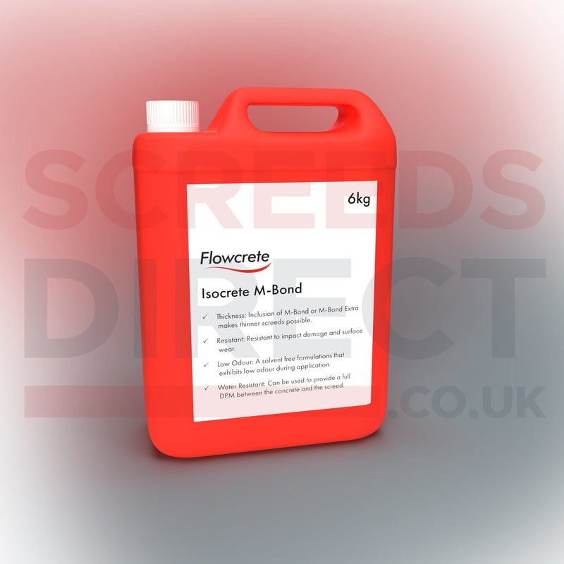 Flowcrete Building Consumables Flowcrete Isocrete M-Bond 6kg Red