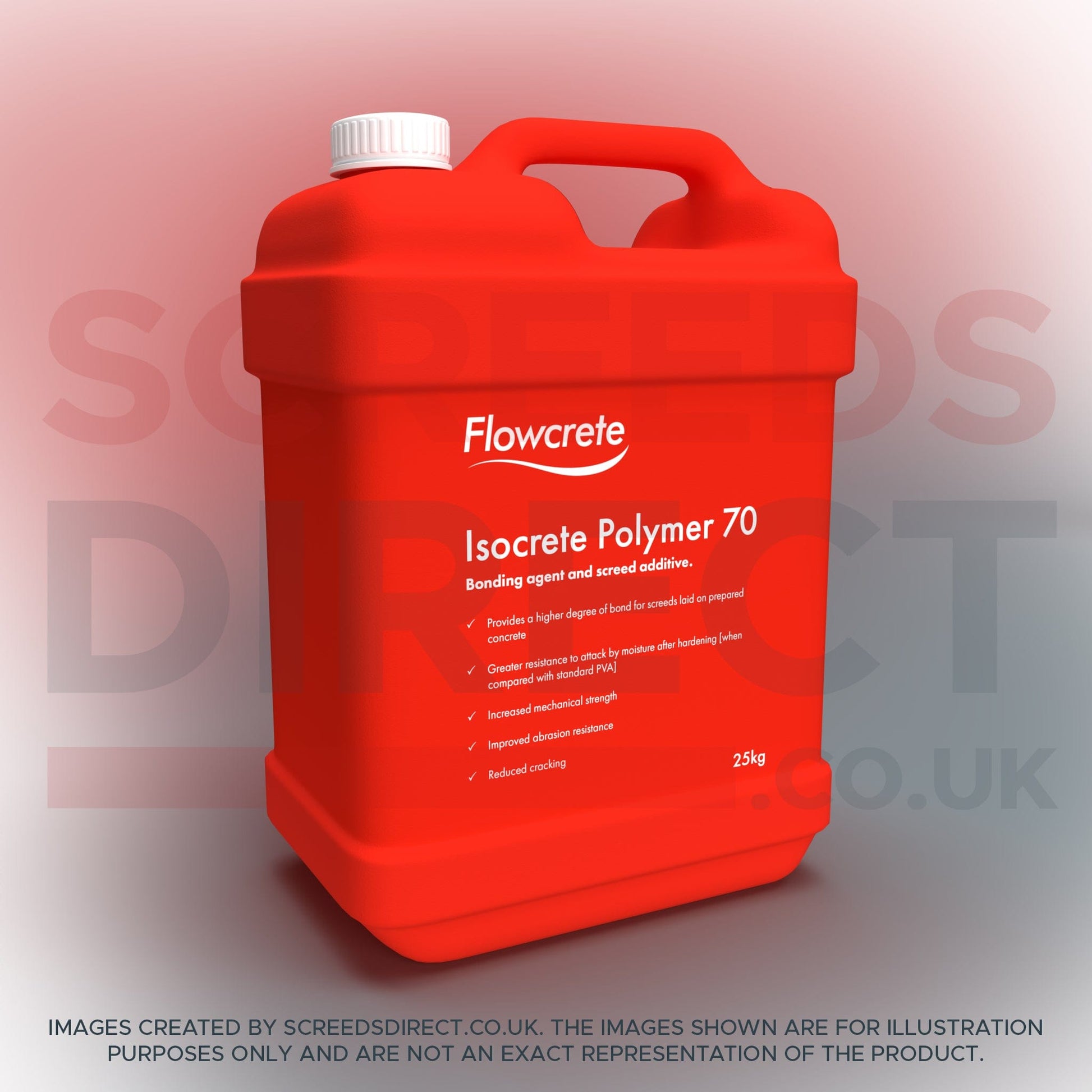 Flowcrete Isocrete Polymer 70 25kg | screedsdirect.co.uk – Screeds Direct