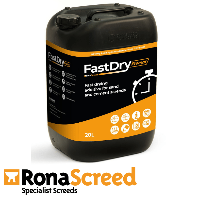 RonaScreed Fast Drying Cement Replacement Screeds RonaScreed FastDry Prompt 20L