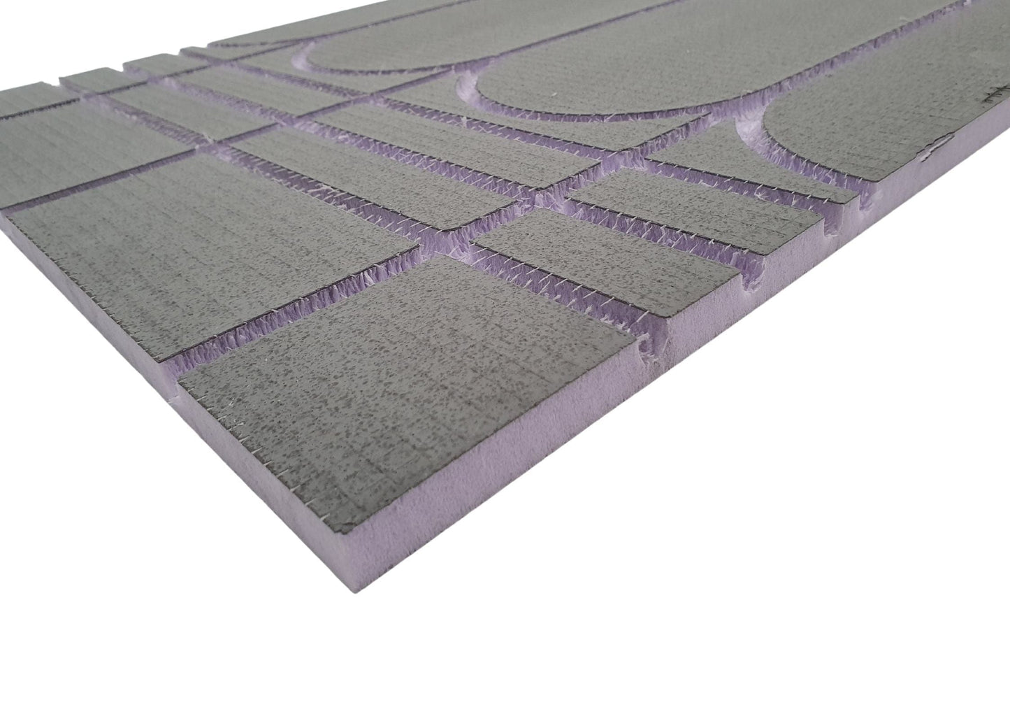 Tekwarm Insulation Low Profile Panel 12mm Pipe / 150mm centers - 1200x600x20mm Tekwarm Lite LP UFH Board (Underfloor Heating Panel)
