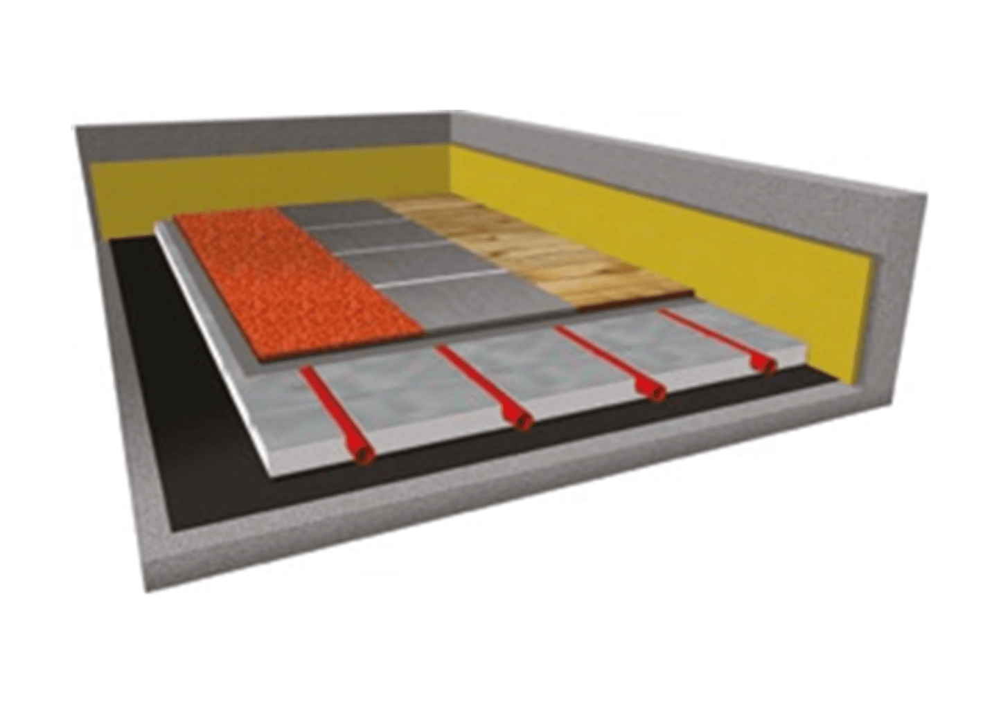 Tekwarm Insulation Tekwarm Lite LP UFH Board (Underfloor Heating Panel)