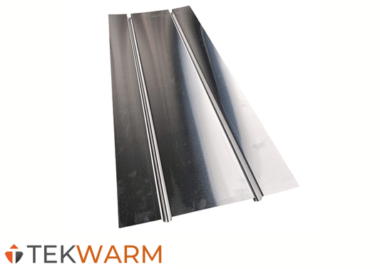 Tekwarm Tekwarm Aluminium Spreader Plate 390 x 1000mm - 2 Groove @ 200mm Centres