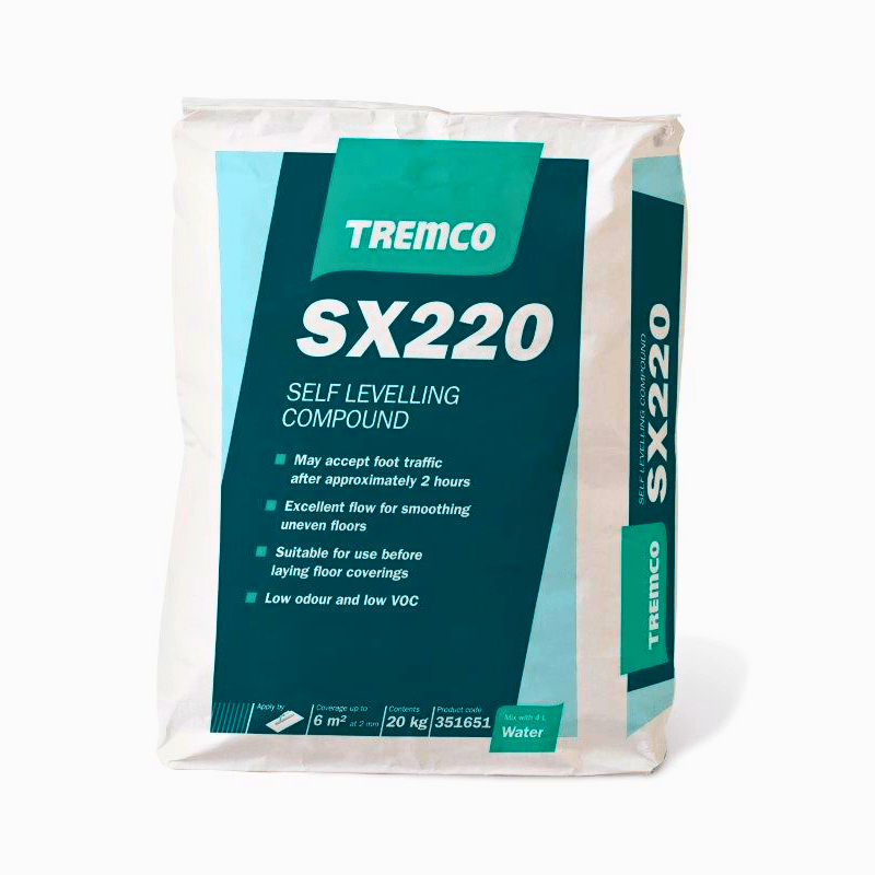 Tremco screed Tremco SX220 Fast Setting Self Levelling Compound 20kg
